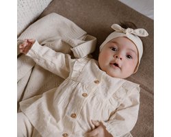 Dirkje Babyset: Jurk en Legging Off White maat 62