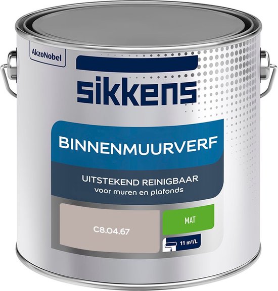 Sikkens - Binnenmuurverf Mat - C8.04.67 - 2,5 L