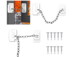 2-pack raamsloten voor kinderen, koelkastsloten, kinderbeveiliging voor ramen zonder boren, kastsloten voor deuren, kasten, wasmachines en vriezers