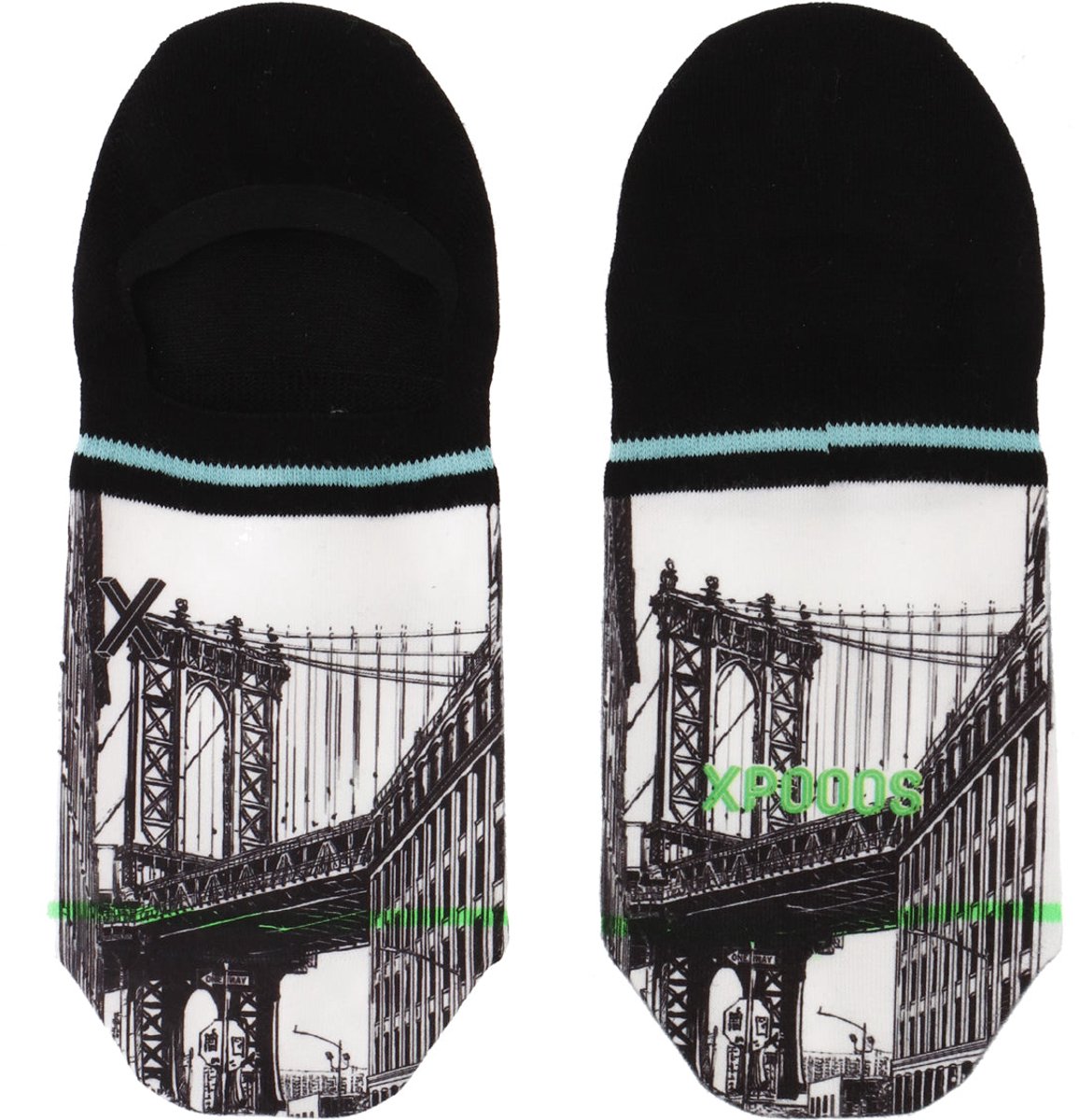 XPOOOS - Brooklyn Heren invisible Footies - 1-pack - Maat 39/42