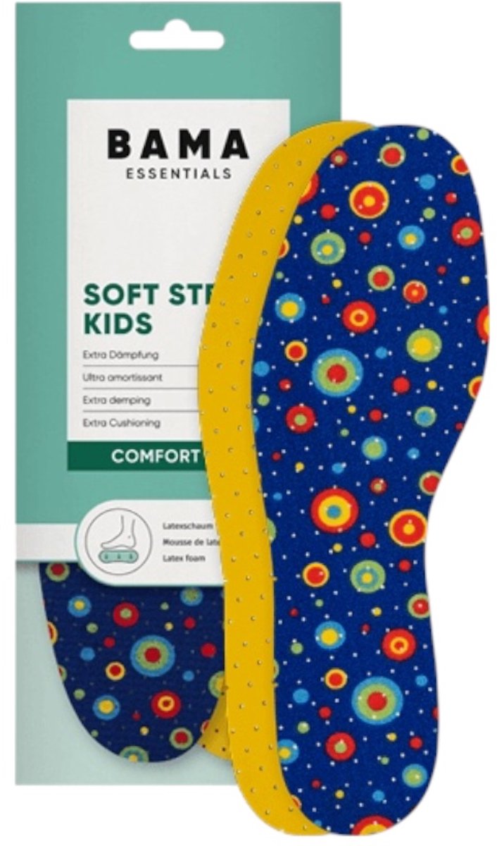 Bama Soft Step Kids - Bijknipbare dempende inlegzool voor meer comfort