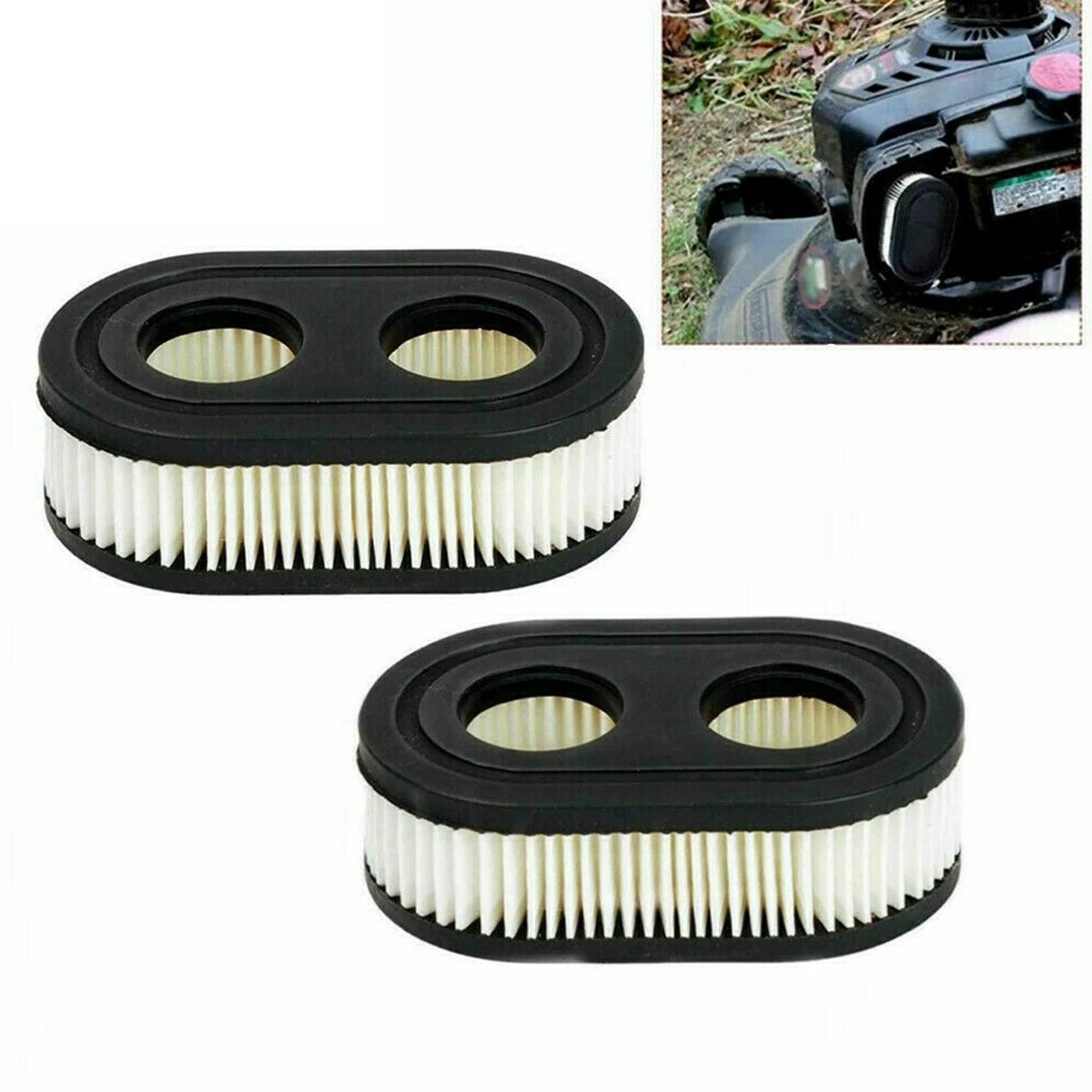Luchtfilter voor grasmaaiers -geschikt voor Briggs and Stratton 798452 593260 - Grasmaaier Luchtfilter Cleaner Cartridge Vervangen Onderdelen - 4 stuks