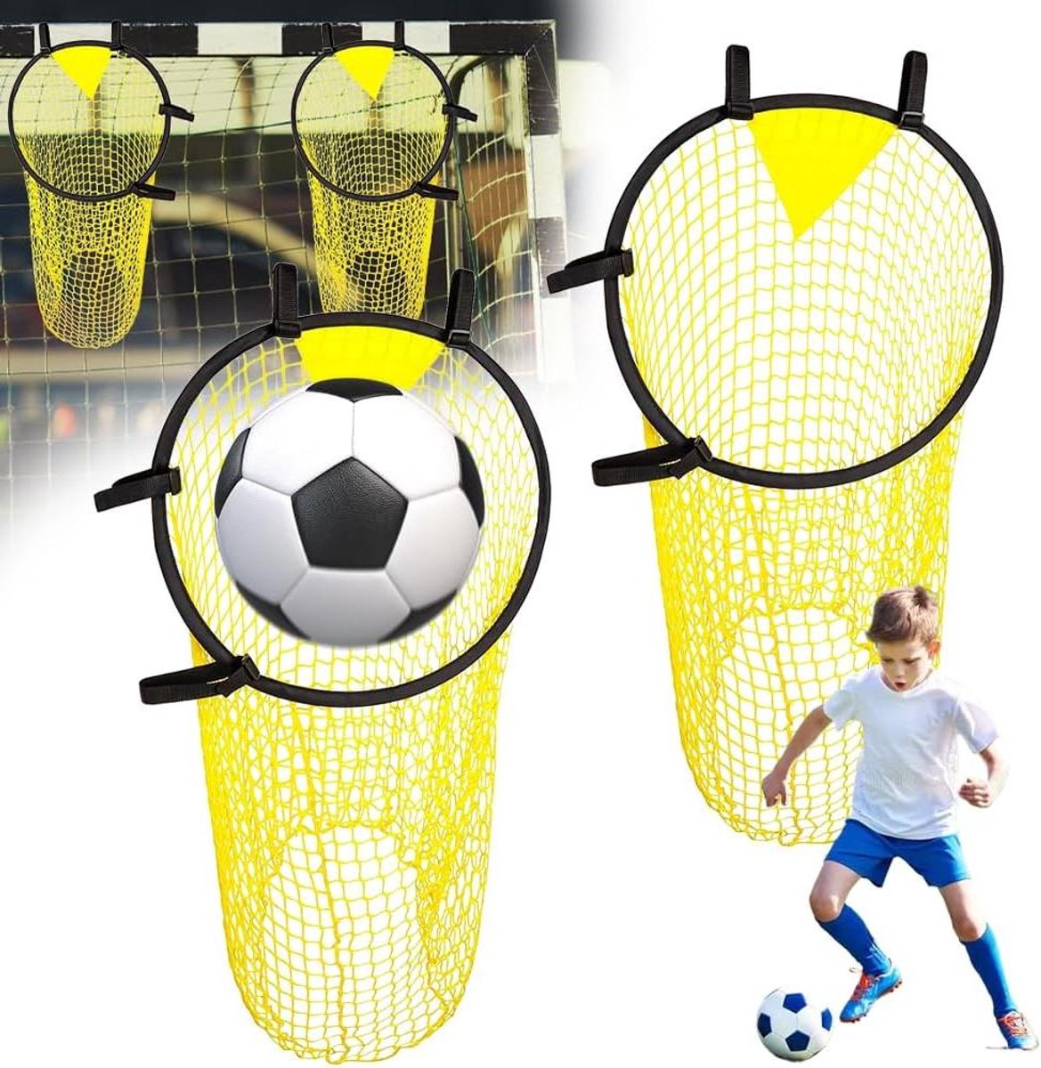 1169x1200.jpg Inovra Plus - Voetbaldoelen Set van 2 Stuks - 45 cm Doelnet met Verstelbare Bevestigingsbanden - Mini Voetbaldoelen voor Kinderen - Voetbaldoel muurmontage - Afbeelding 1