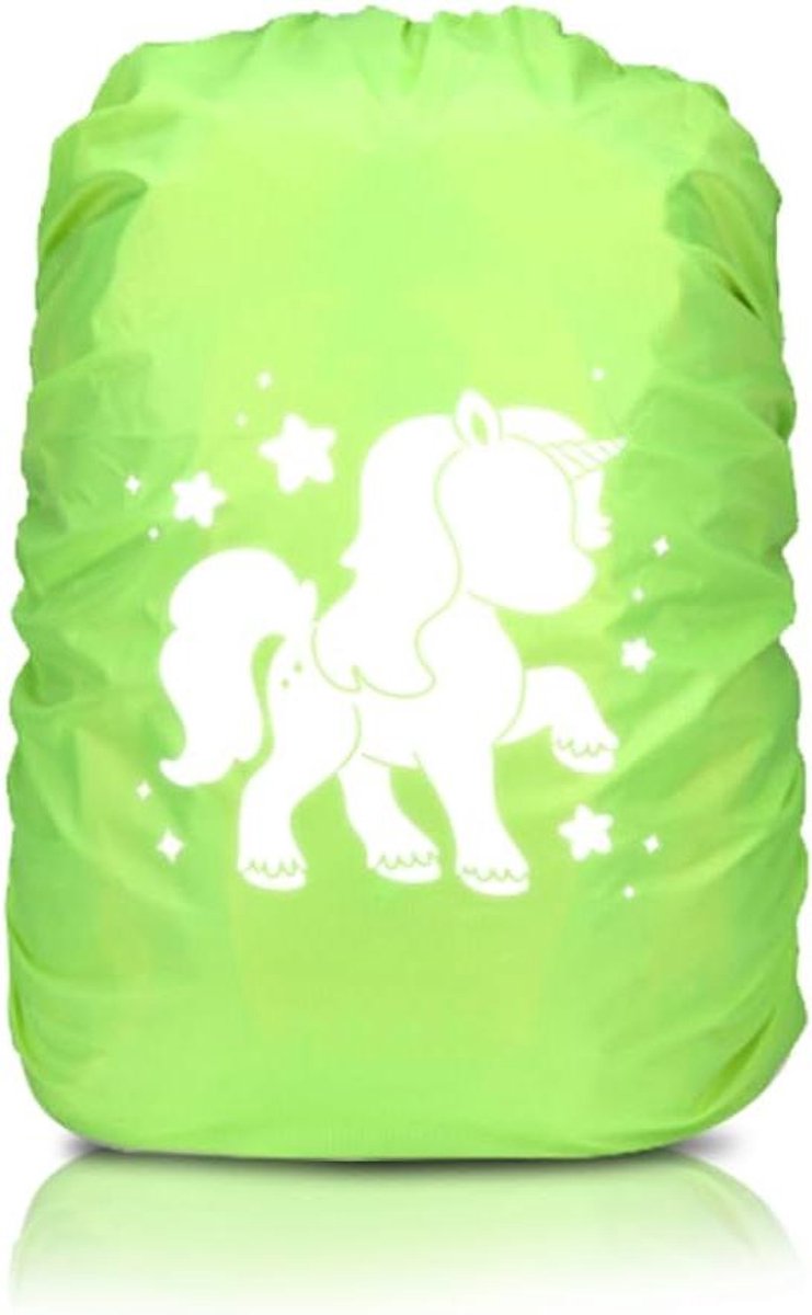 Inovra Plus - Regenhoes voor rugzak 35 liter, waterdicht, reflecterend, regenbescherming, schooltas - jongens en meisjes - beginners