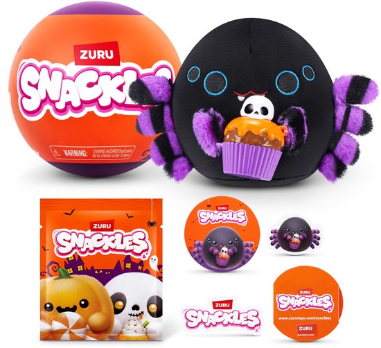 Snackles Halloween Serie 1 knuffel van 13 cm van ZURU