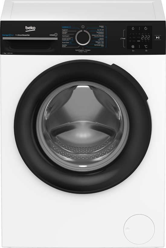 Beko BM3WFT3941B wasmachine EnergySpin - 9kg - 1400 toeren