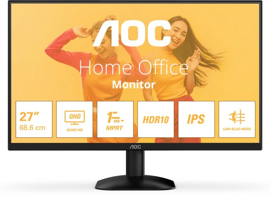 AOC Q27B35E - QHD IPS Monitor - 27 inch