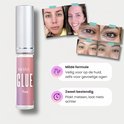 Merve Lash Lift lijm met 'Milde formule' en 'Zweet bestendig'. Bevat 'before & after' foto's van wimperlift resultaten.