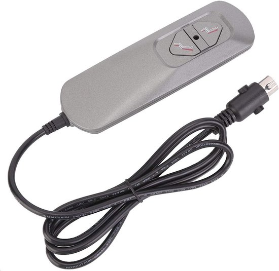 Foto: Allecto plus afstandsbediening voor elektrische fauteuil en zitbank 2 knoppen handschakelaar controller handig en duurzaam comfortabele bediening