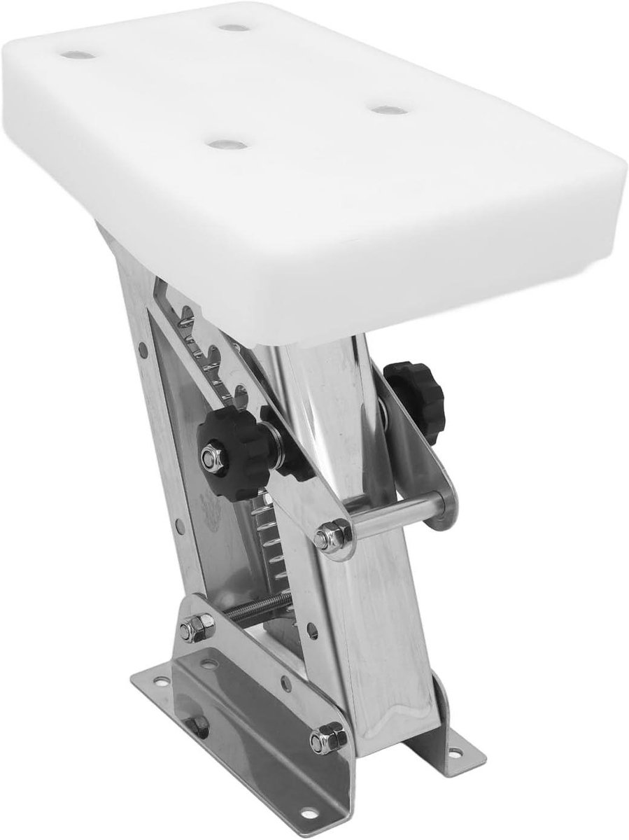 Allecto Plus - Buitenboordmotor Mount 110LBS Verstelbaar | Boot Motor Mount, Sterk en Roestbestendig | Voor 2 Takt Motoren 7.5-20 PK | Reserveonderdelen voor Boten en Jachten