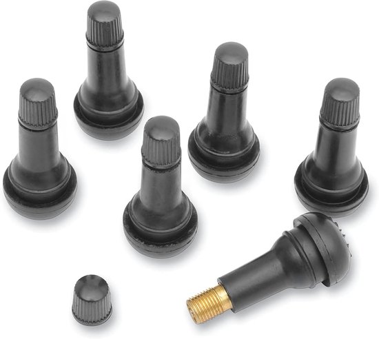 20 Stuks TR413 Bandenventiel Snap-In Rubberen Ventielen Zwart Rubberen