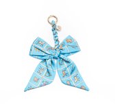xoxo Wildhearts Bag Charm - Parisian Bow - Blue - Hangertje voor handtas - Accessoire voor dames tas - Strikje - Hanger met strik - Sleutelhanger - Blauw