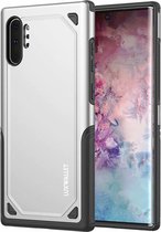LUXWALLET® Samsung Note 10 PLUS Case - Desert Armor Drop Proof Hoes - Metallic Silver