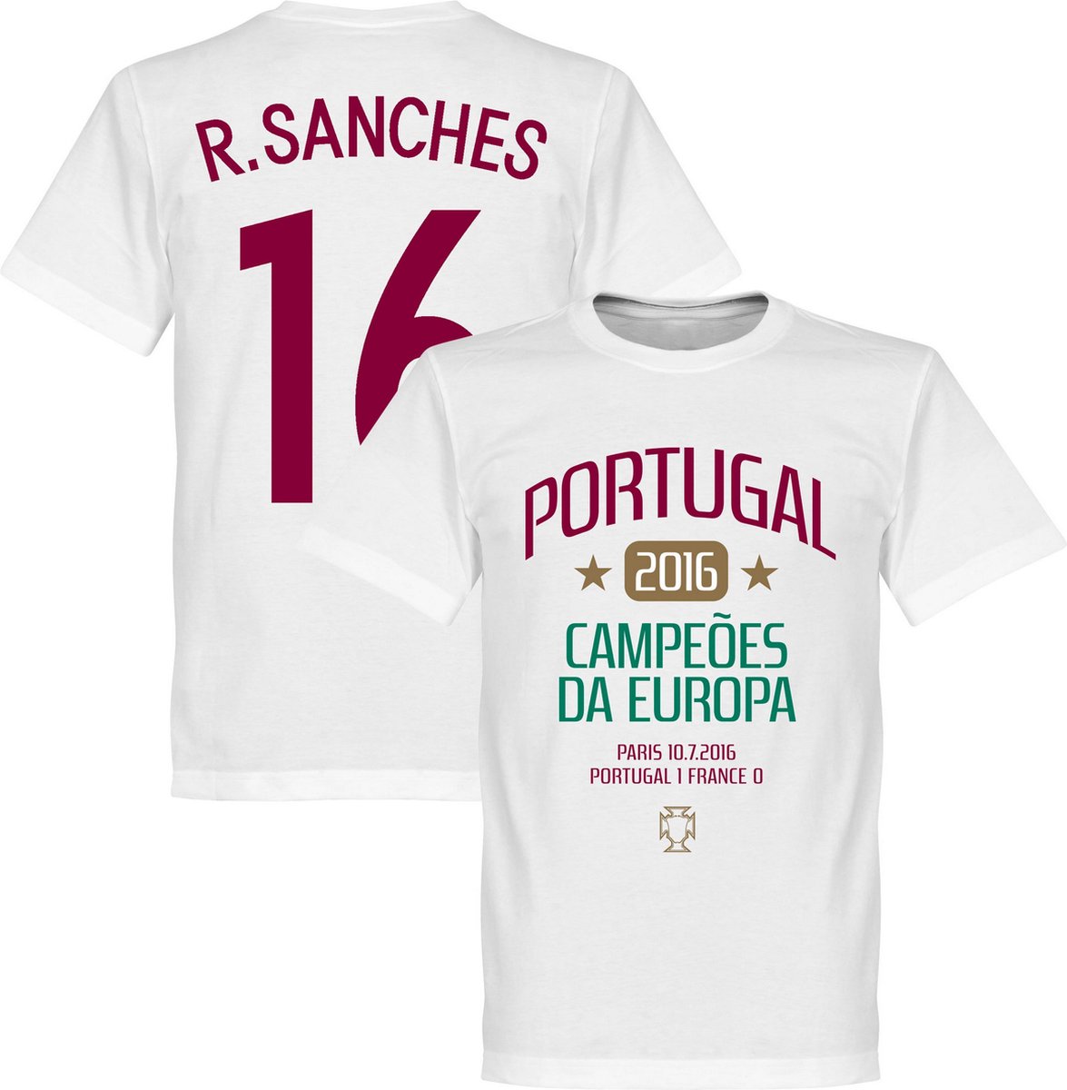 Portugal EURO 2016 Sanches Winners T-Shirt - S
