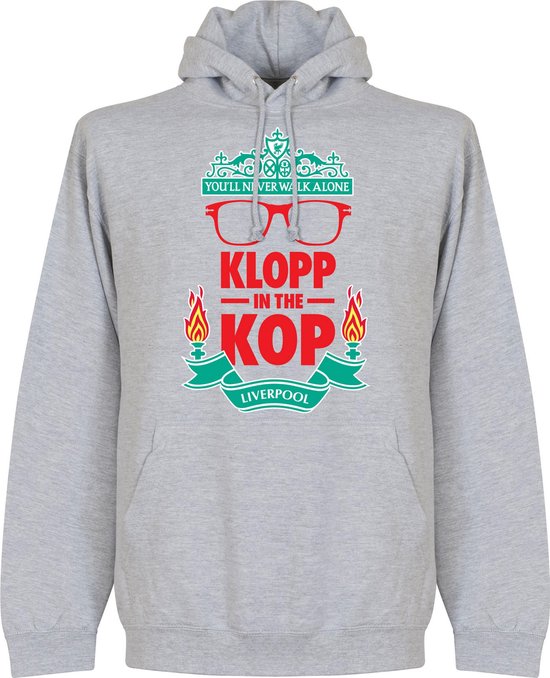 Klopp On The Kop Hooded Sweater - XL