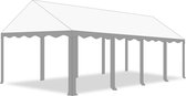 Partytent dakzeil 4x8 | PVC Premium | Grijs / wit