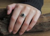 Zilveren ring Black Onyx