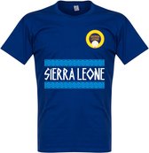 Sierra Leone Team T-Shirt - Blauw - XXL