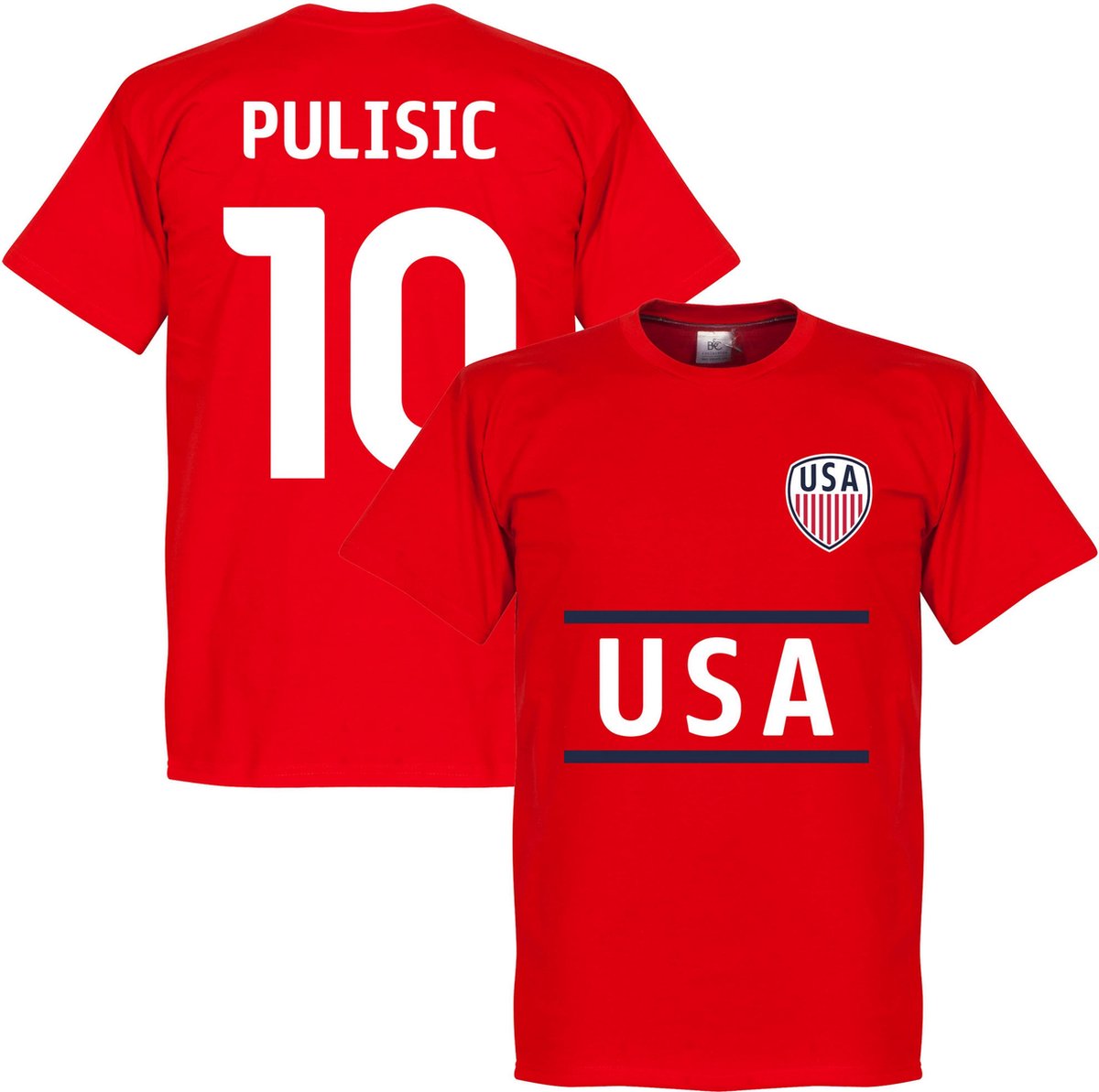 Verenigde Staten Pulisic 10 Team T-Shirt - XXXL