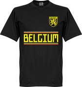 Belgie Team T-Shirt - Zwart  - M