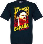 Xabi Alonso Portrait T-Shirt - L