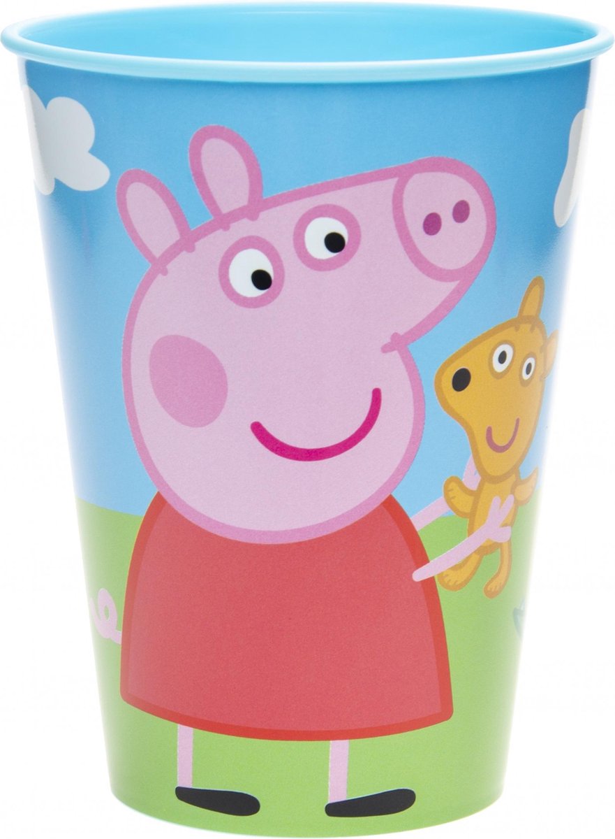 Peppa pig Resistant Plastic Cup 260 Ml Golden