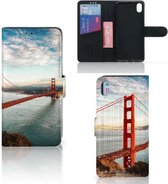 Xiaomi Redmi 7A Flip Cover Golden Gate Bridge