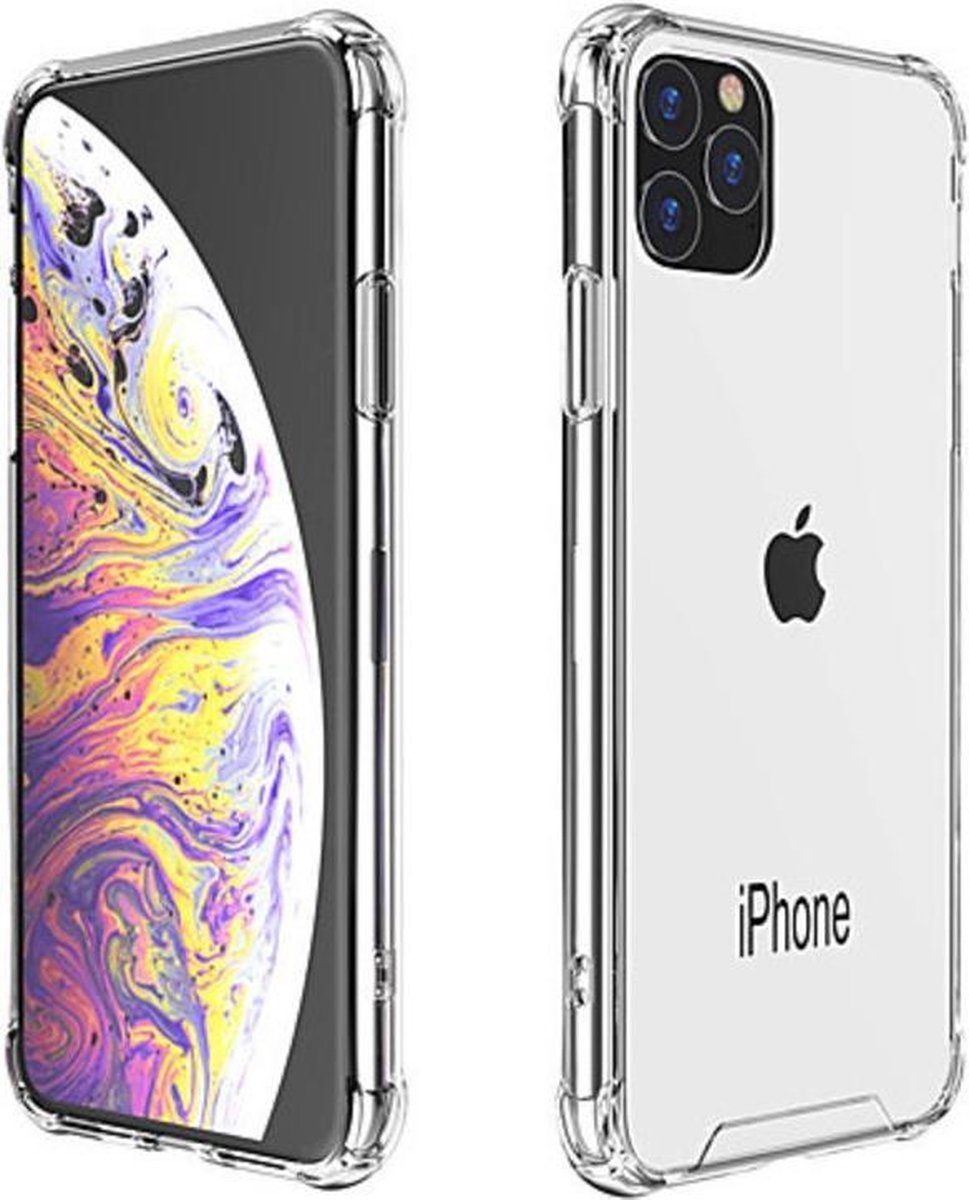 Schokbestendig TPU hoesje voor iPhone 11 Pro Max Transparant