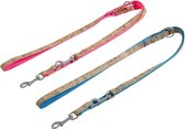 Train leash cork pink 200 cm 18 mm