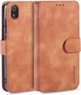 DG Ming Retro Portemonnee Xiaomi Redmi 7A Hoesje Bruin