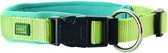 Hunter halsband voor hond neopreen vario plus groen / turquoise 011_60-65 cmx38 mm