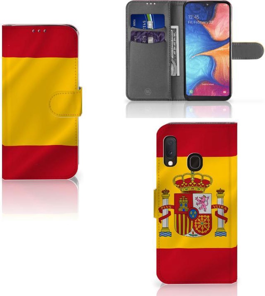 Book Case voor Samsung Galaxy A20e Bookstyle Case Spanje