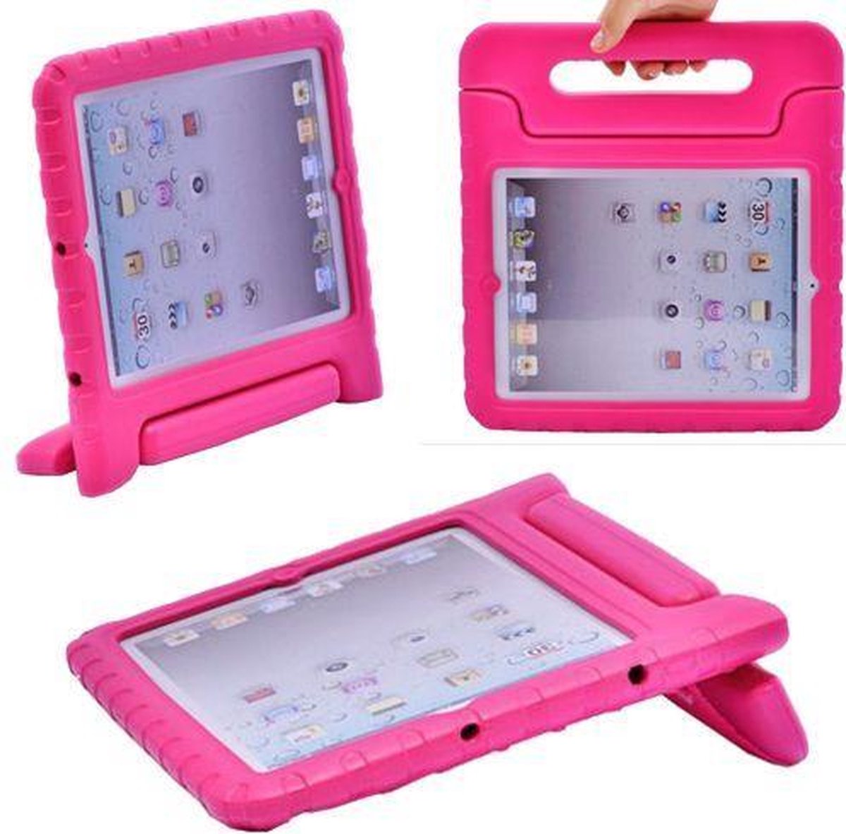 geschikt voor iPad Pro 9.7 Kinderhoes Fuchsia