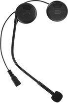 Motorhelm Headset Regendicht Stereo Oortelefoon Zwart Met Bluetooth Functie