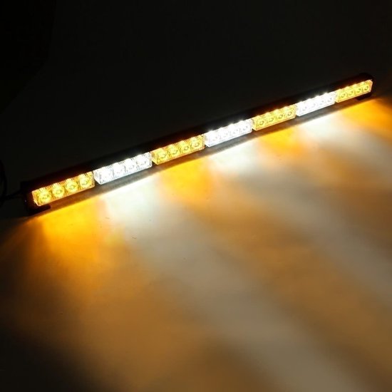 31 28 LED Auto Knippert Waarschuwingslampje Bar Verkeersflits Strobe Lamp  DC12V Amber... | bol.com