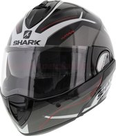 Shark Evoline 3 Hataum Zwart Wit Rood