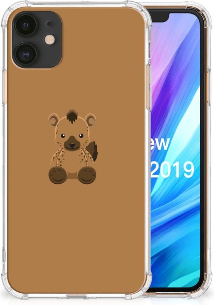 Apple iPhone 11 Stevig Bumper Hoesje Baby Hyena