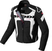Spidi Warrior H2Out Black White Textile Motorcycle Jacket M