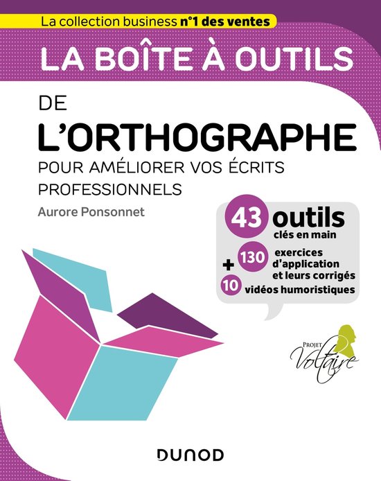 La boîte à outils de l'orthographe - cover
