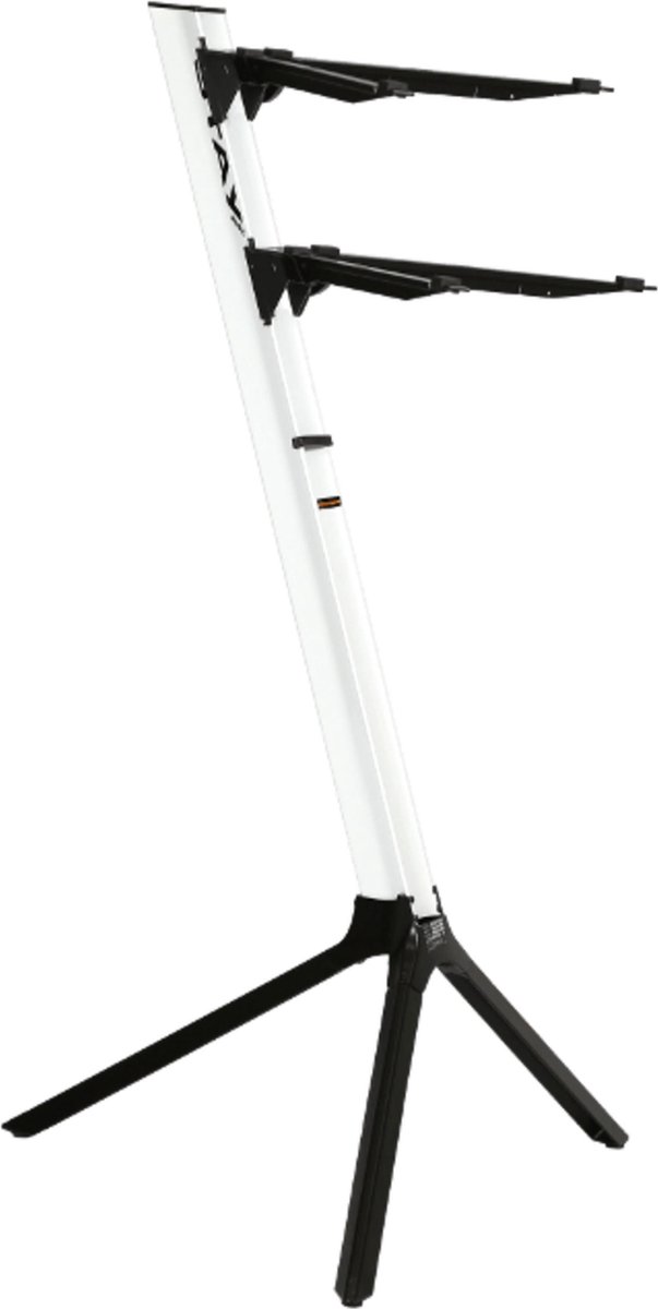 Stay Slim 1100 Keyboard Statief Wit - 110cm, 20kg, 2 Niveaus