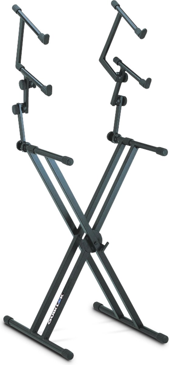 QUIKLOK QL623 Performer Keyboardstandaard – Dubbele X, 3 Niveaus, Verstelbaar, max. 120 kg