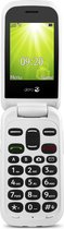 Doro 2404, Clapet, SIM unique, 0,3 MP, Bluetooth, 1000 mAh, Rouge, Blanc