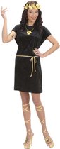 Zwarte Romeinse outfit voor vrouwen  - Verkleedkleding - Medium
