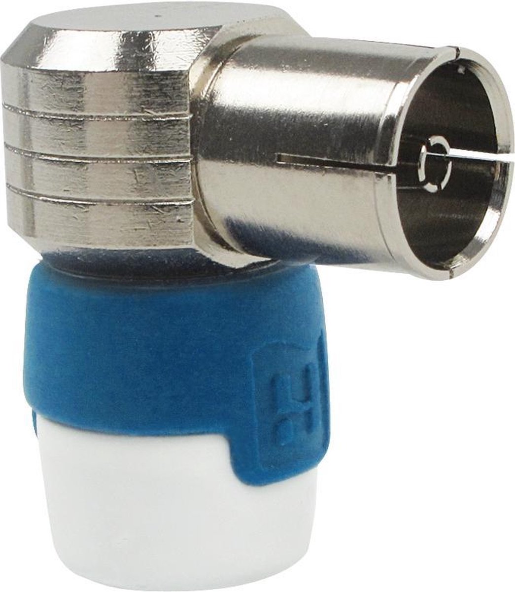 Female IEC connector angled 4G