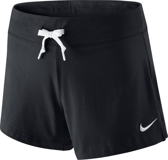 Nike Jersey Short Sportbroek - Maat L - Vrouwen - zwart | bol.com