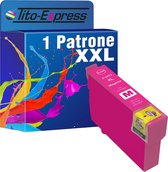 PlatinumSerie 1x cartridge alternatief voor Epson 34XL T3473 Magenta
