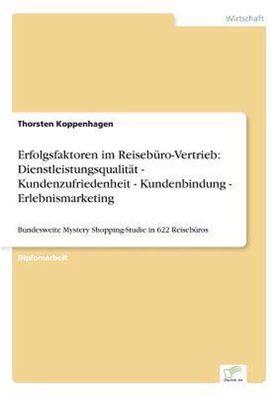 Erfolgsfaktoren im Reisebüro-Vertrieb - cover