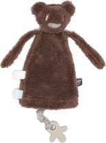Snoozebaby knuffelaapje Maddy Monkey - met labeltjes - bruin
