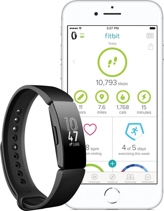 Fitbit Inspire Activity tracker Zwart