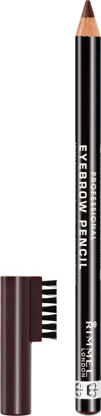 Rimmel London Professional Eyebrow Pencil in donkerbruin met de dop apart.